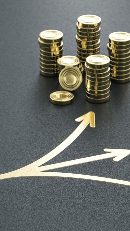 One,Pawn,And,Many,Golden,Coins,Over,Black,Background,With